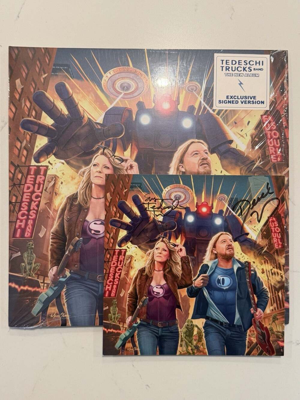 Tedeschi Trucks Band -SIGNED Future Soul 8"x8" Art Insert LP Vinyl AUTOGRAPH #2